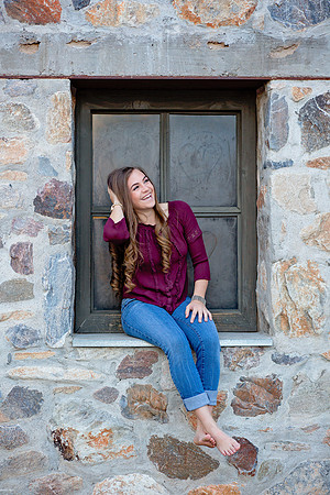 DC Ranch senior photo